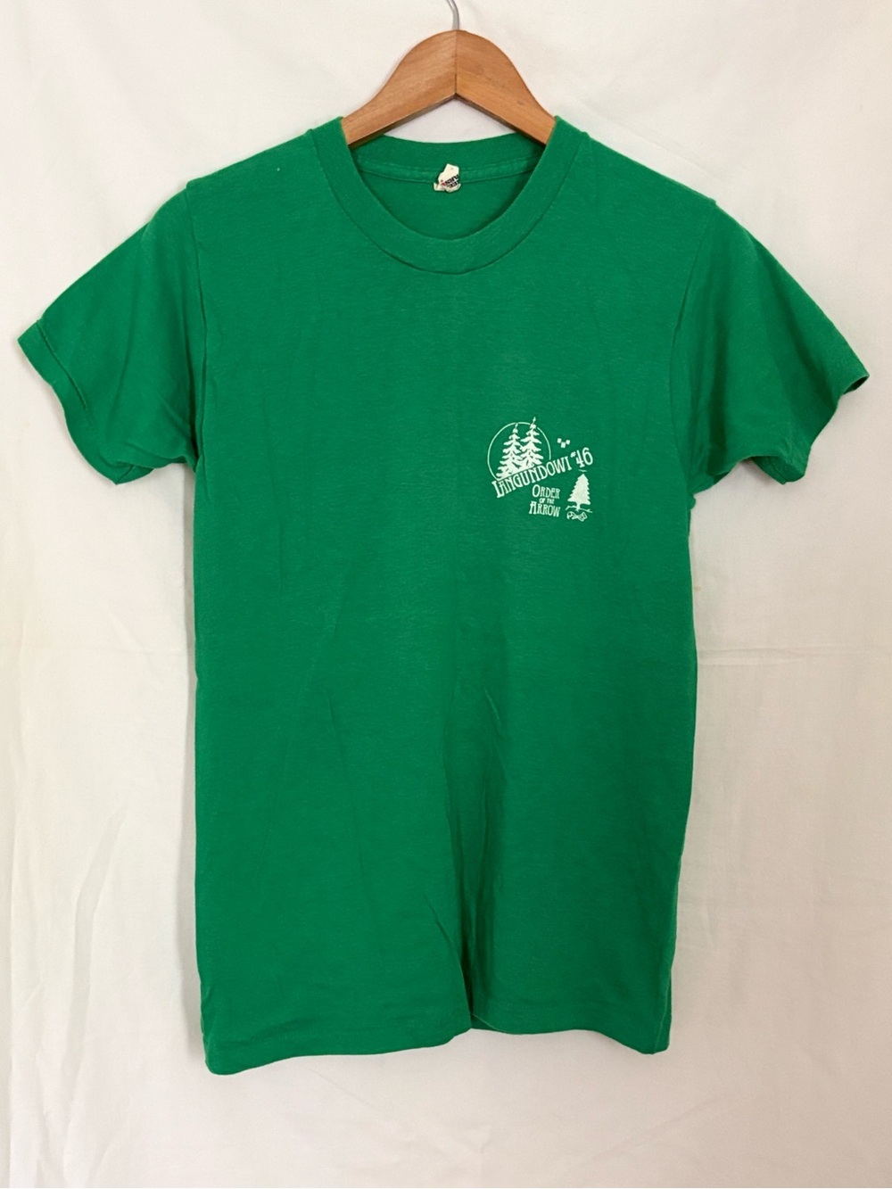 VTG 70’s BSA Langundowi 46 Order Of The Arrow T shirt USA Made single stitch Med